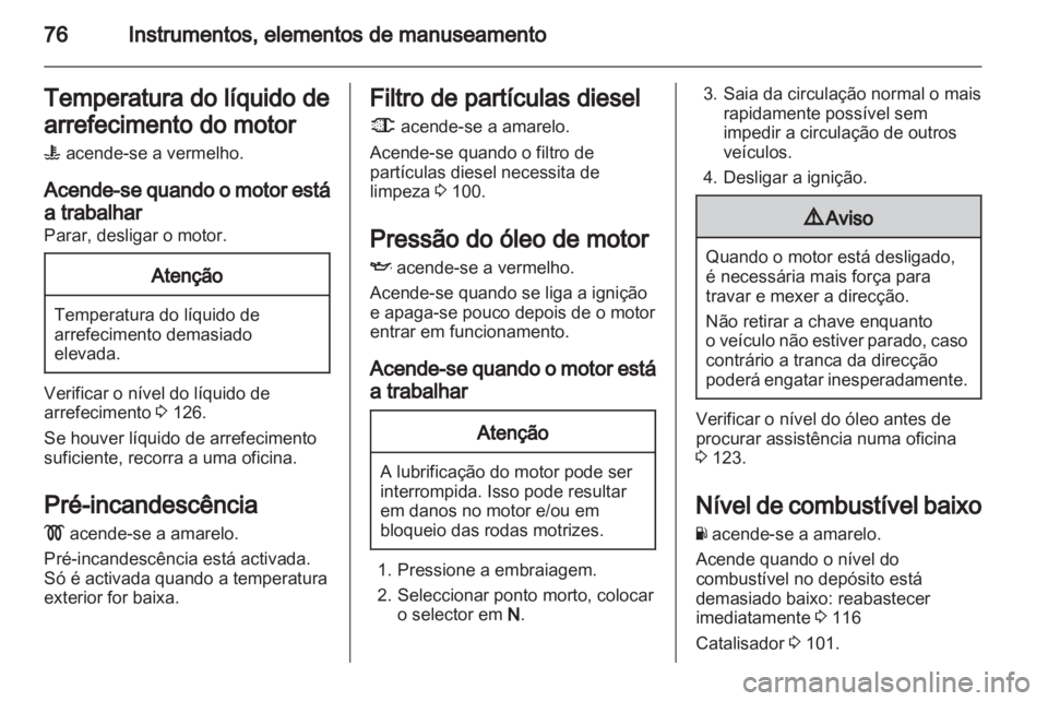 OPEL VIVARO 2011.5 Manual de Instruções (in Portugues) OPEL VIVARO 2011.5 Manual de Instruções (in Portugues)