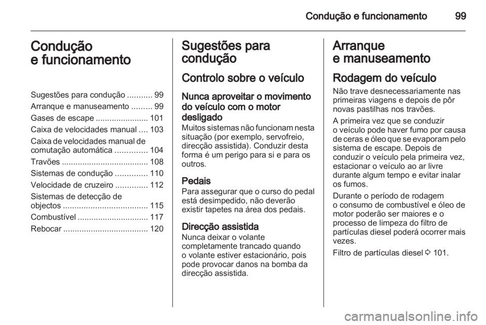 OPEL VIVARO 2012  Manual de Instruções (in Portugues) 