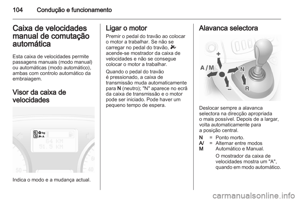 OPEL VIVARO 2012  Manual de Instruções (in Portugues) 