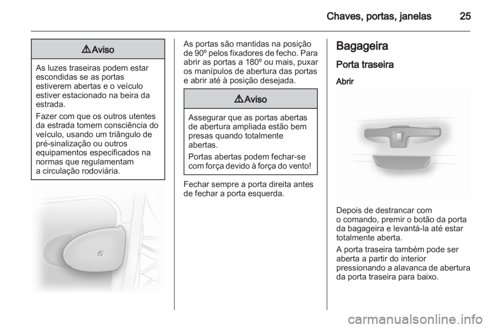 OPEL VIVARO 2012 Manual de Instruções (in Portugues) OPEL VIVARO 2012 Manual de Instruções (in Portugues)