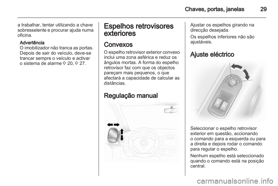 OPEL VIVARO 2012 Manual de Instruções (in Portugues) OPEL VIVARO 2012 Manual de Instruções (in Portugues)