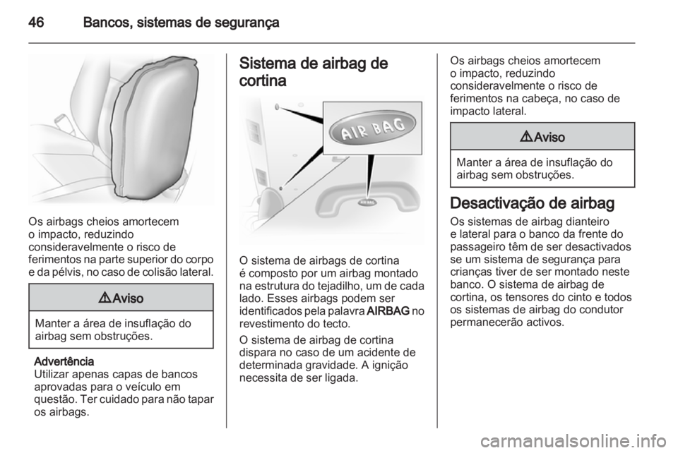 OPEL VIVARO 2012 Manual de Instruções (in Portugues) OPEL VIVARO 2012 Manual de Instruções (in Portugues)
