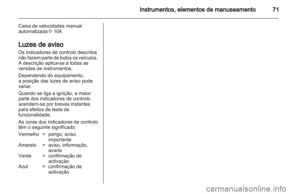 OPEL VIVARO 2012 Manual de Instruções (in Portugues) OPEL VIVARO 2012 Manual de Instruções (in Portugues)