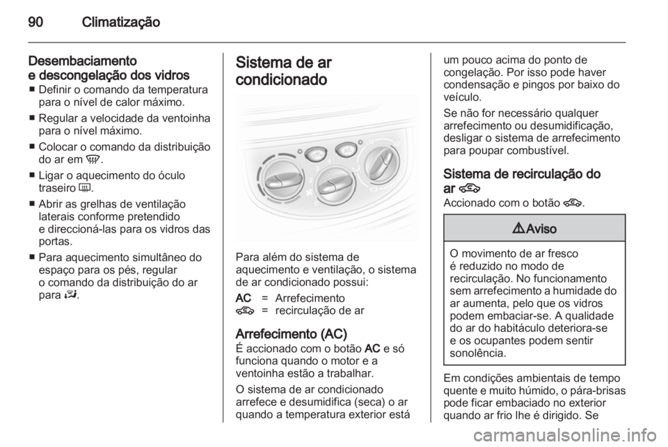 OPEL VIVARO 2012  Manual de Instruções (in Portugues) 