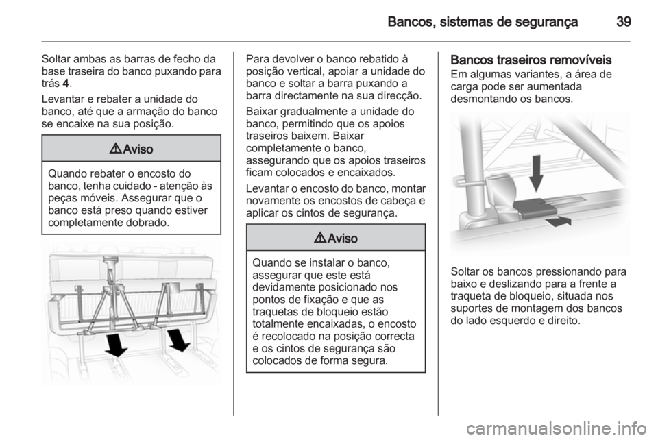 OPEL VIVARO 2013  Manual de Instruções (in Portugues) 