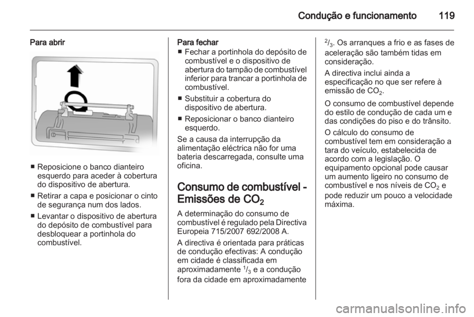 OPEL VIVARO 2013.5 Manual de Instruções (in Portugues) OPEL VIVARO 2013.5 Manual de Instruções (in Portugues)