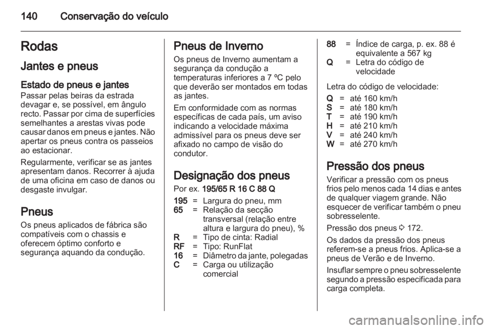 OPEL VIVARO 2013.5 Manual de Instruções (in Portugues) OPEL VIVARO 2013.5 Manual de Instruções (in Portugues)