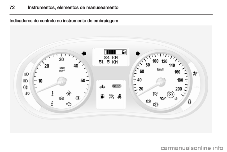 OPEL VIVARO 2013.5 Manual de Instruções (in Portugues) OPEL VIVARO 2013.5 Manual de Instruções (in Portugues)
