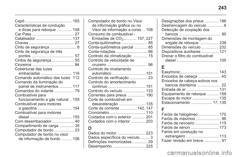 OPEL ZAFIRA 2010  Manual de Instruções (in Portugues) 