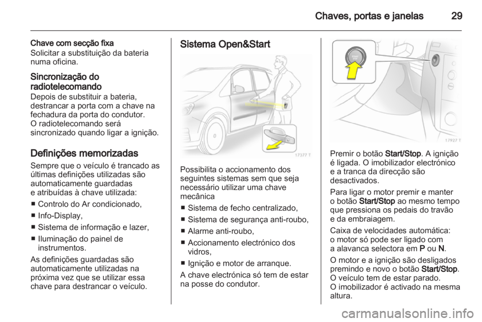 OPEL ZAFIRA 2010  Manual de Instruções (in Portugues) 