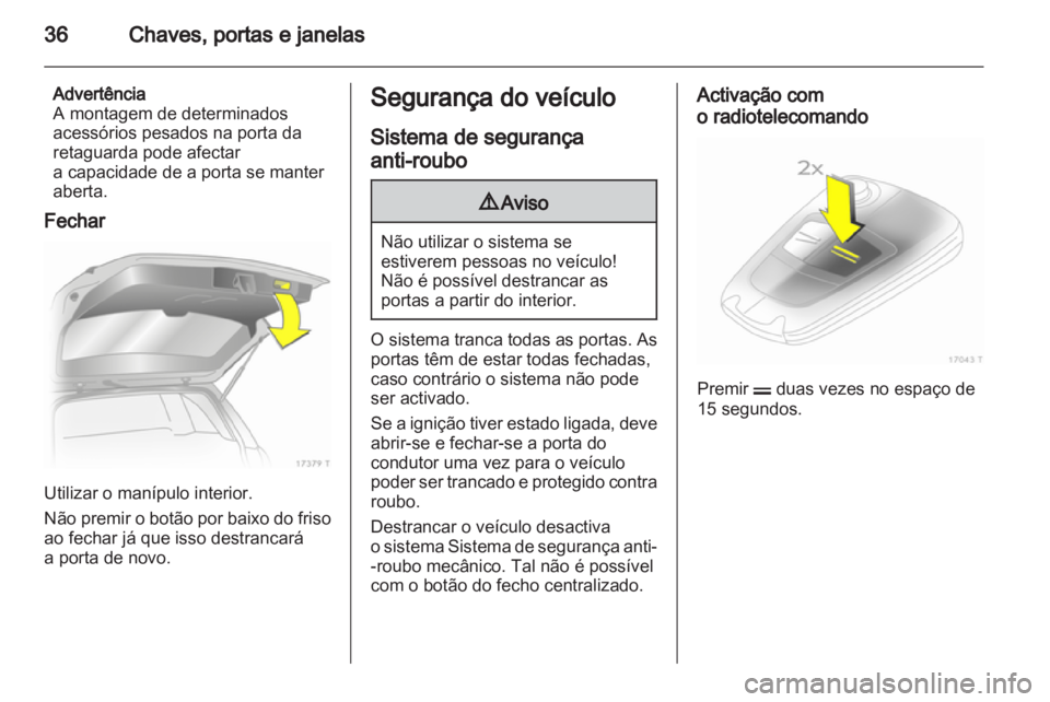 OPEL ZAFIRA 2010  Manual de Instruções (in Portugues) 