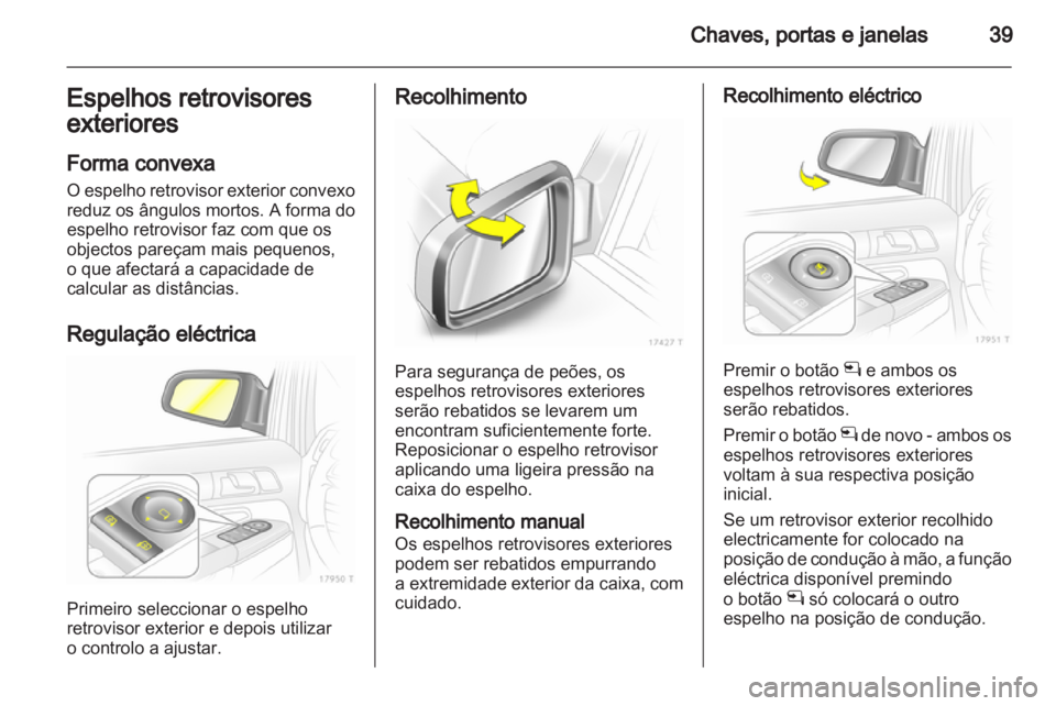 OPEL ZAFIRA 2010  Manual de Instruções (in Portugues) 