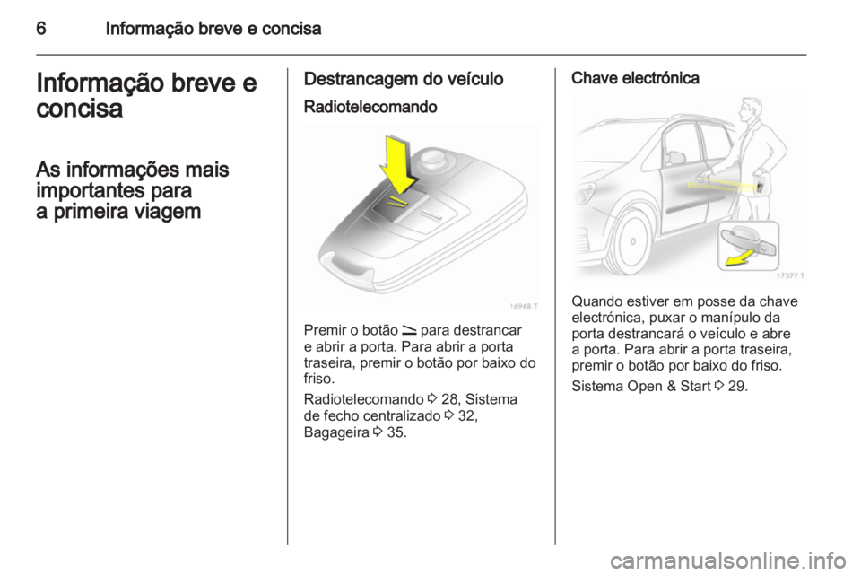 OPEL ZAFIRA 2010  Manual de Instruções (in Portugues) 