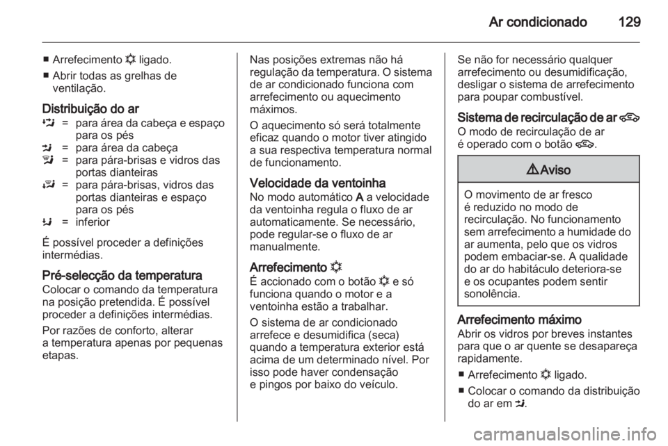 OPEL ZAFIRA 2010.5  Manual de Instruções (in Portugues) 