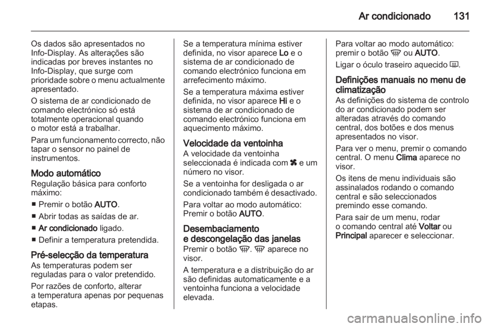 OPEL ZAFIRA 2010.5  Manual de Instruções (in Portugues) 