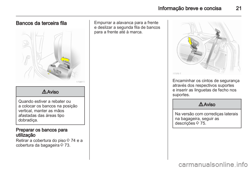 OPEL ZAFIRA 2010.5  Manual de Instruções (in Portugues) 