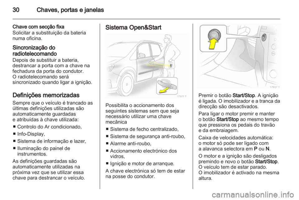 OPEL ZAFIRA 2010.5  Manual de Instruções (in Portugues) 