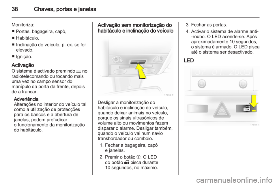 OPEL ZAFIRA 2010.5  Manual de Instruções (in Portugues) 