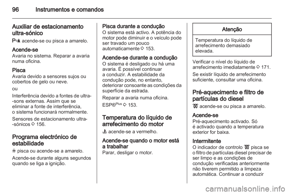 OPEL ZAFIRA 2010.5 Manual de Instruções (in Portugues) OPEL ZAFIRA 2010.5 Manual de Instruções (in Portugues)