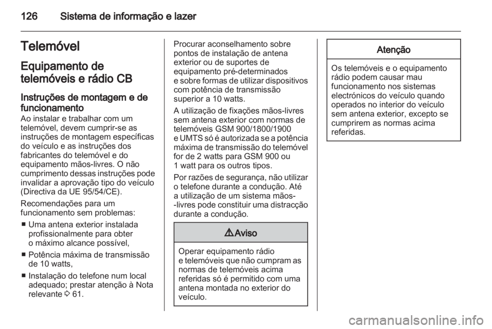 OPEL ZAFIRA 2011 Manual de Instruções (in Portugues) OPEL ZAFIRA 2011 Manual de Instruções (in Portugues)