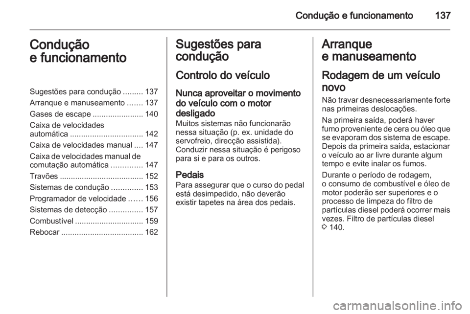 OPEL ZAFIRA 2011  Manual de Instruções (in Portugues) 