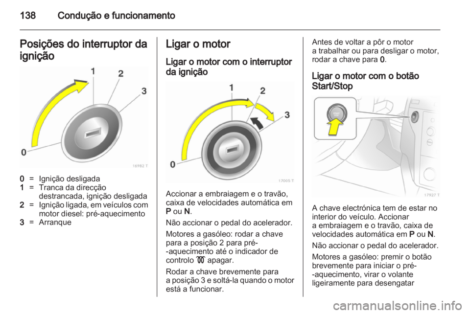 OPEL ZAFIRA 2011  Manual de Instruções (in Portugues) 