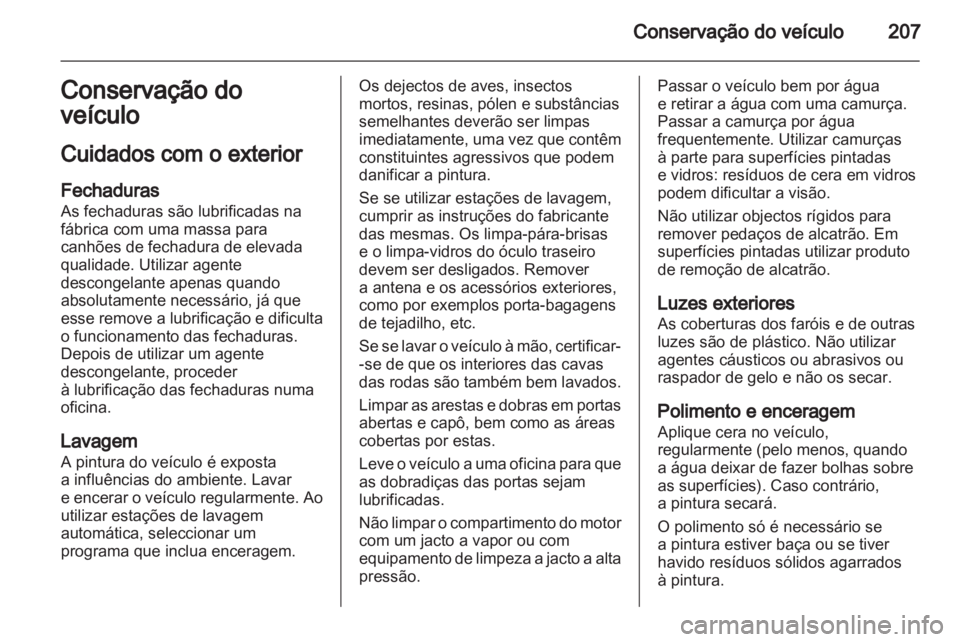 OPEL ZAFIRA 2011  Manual de Instruções (in Portugues) 