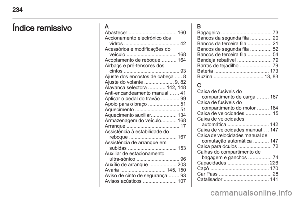 OPEL ZAFIRA 2011  Manual de Instruções (in Portugues) 