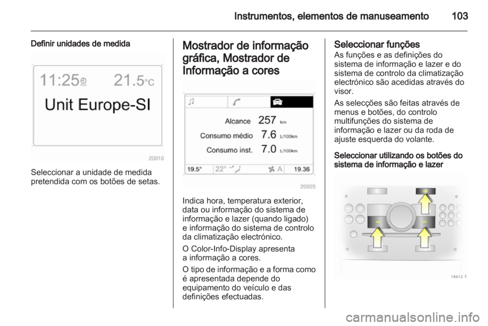OPEL ZAFIRA 2012  Manual de Instruções (in Portugues) 