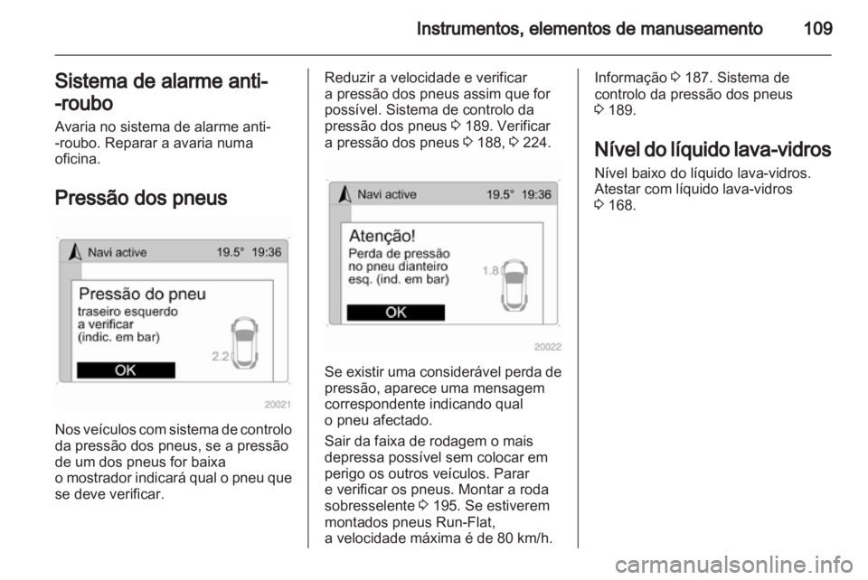 OPEL ZAFIRA 2012  Manual de Instruções (in Portugues) 