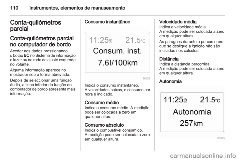 OPEL ZAFIRA 2012  Manual de Instruções (in Portugues) 