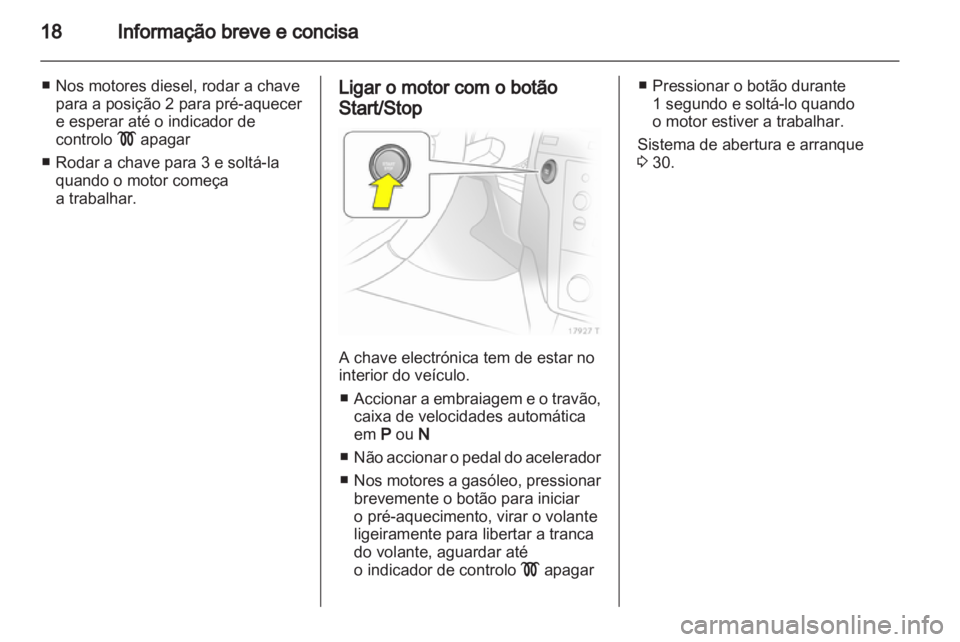 OPEL ZAFIRA 2012 Manual de Instruções (in Portugues) OPEL ZAFIRA 2012 Manual de Instruções (in Portugues)