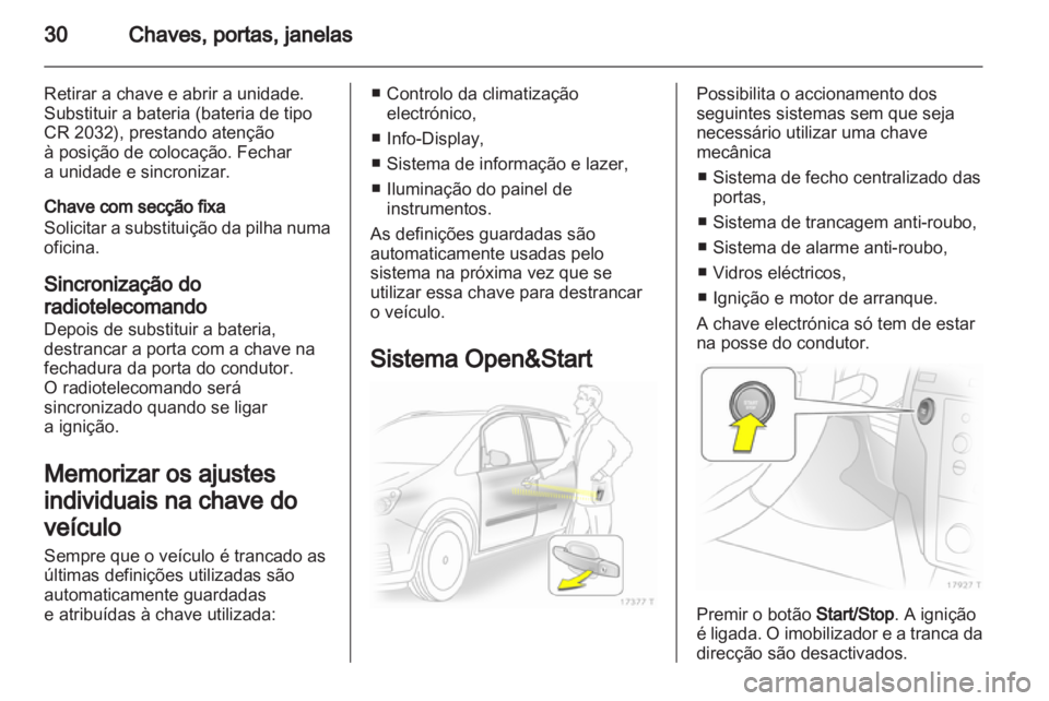 OPEL ZAFIRA 2012 Manual de Instruções (in Portugues) OPEL ZAFIRA 2012 Manual de Instruções (in Portugues)