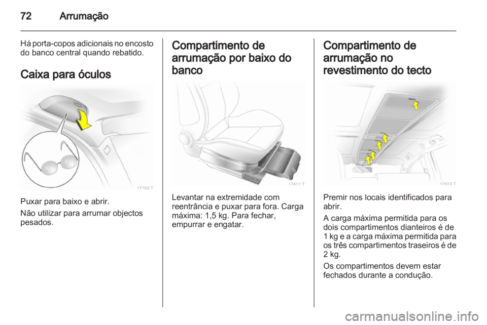 OPEL ZAFIRA 2012  Manual de Instruções (in Portugues) 