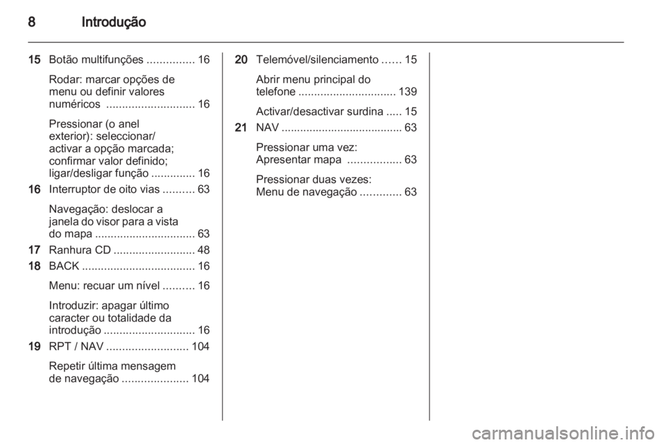 OPEL ZAFIRA C 2013  Manual de Informação e Lazer (in Portugues) 