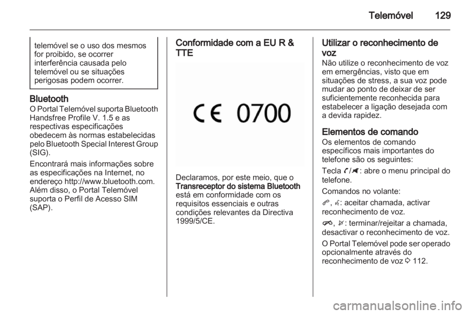 OPEL ZAFIRA C 2013.5 Manual de Informação e Lazer (in Portugues) OPEL ZAFIRA C 2013.5 Manual de Informação e Lazer (in Portugues)