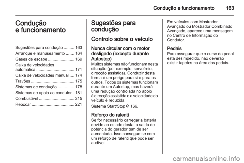 OPEL ZAFIRA TOURER 2012  Manual de Instruções (in Portugues) 