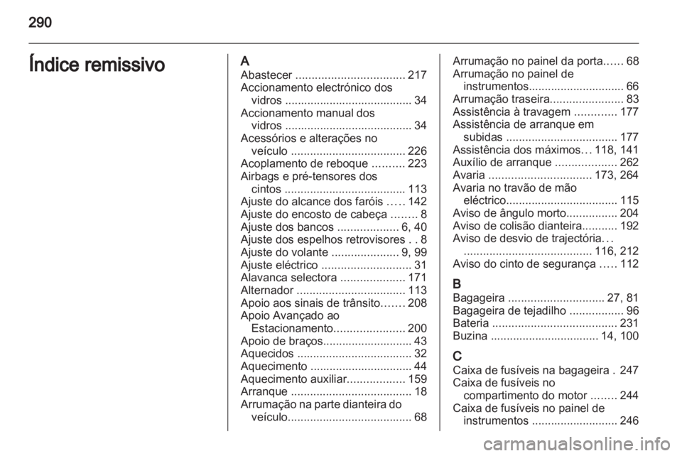 OPEL ZAFIRA TOURER 2012  Manual de Instruções (in Portugues) 