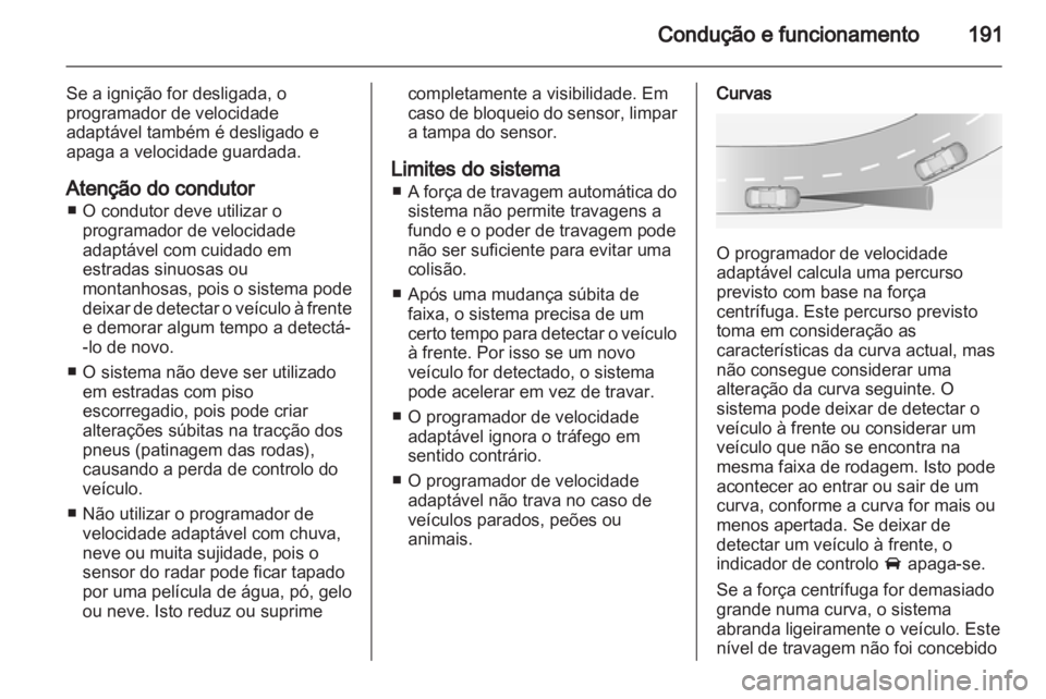 OPEL ZAFIRA TOURER 2012.5  Manual de Instruções (in Portugues) 