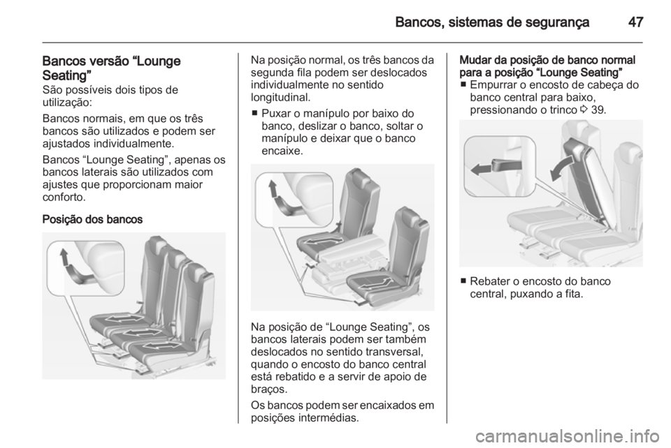 OPEL ZAFIRA TOURER 2012.5  Manual de Instruções (in Portugues) 