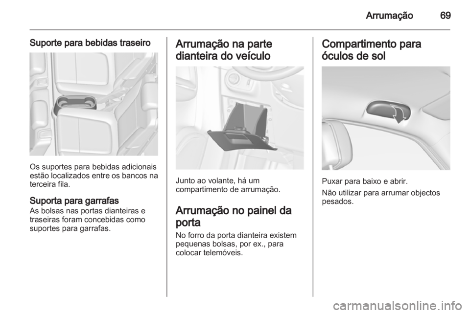 OPEL ZAFIRA TOURER 2012.5  Manual de Instruções (in Portugues) 