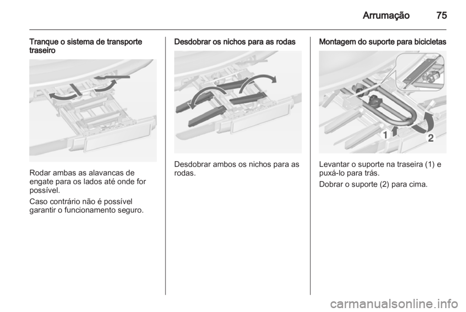 OPEL ZAFIRA TOURER 2012.5  Manual de Instruções (in Portugues) 