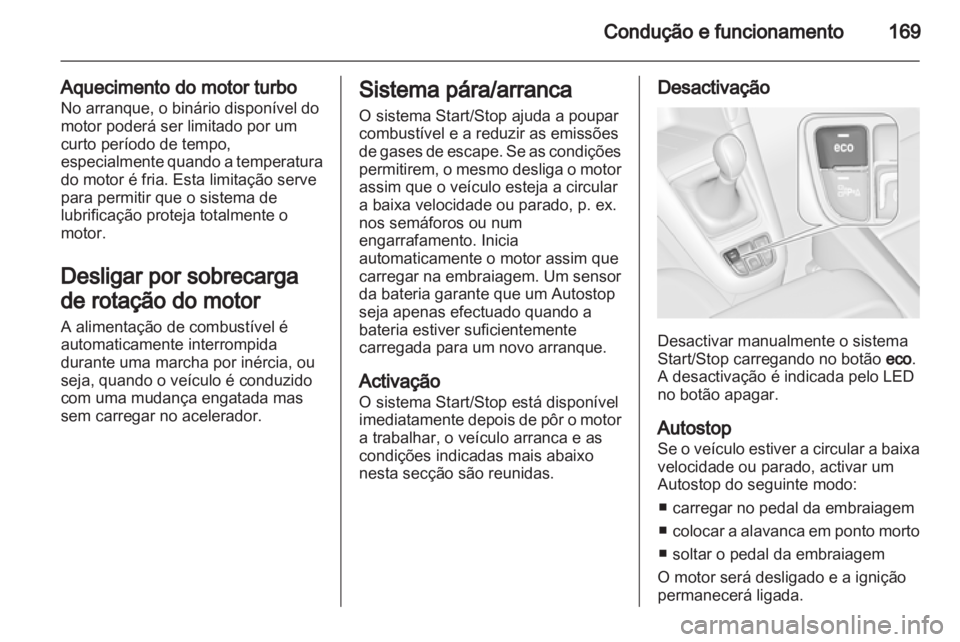 OPEL ZAFIRA TOURER 2013  Manual de Instruções (in Portugues) 