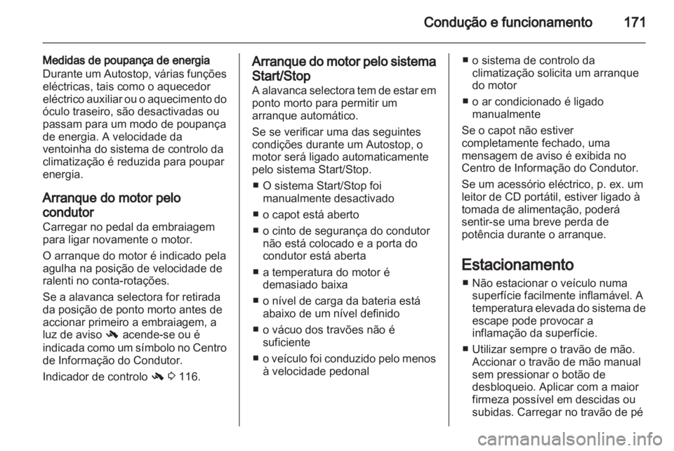 OPEL ZAFIRA TOURER 2013  Manual de Instruções (in Portugues) 