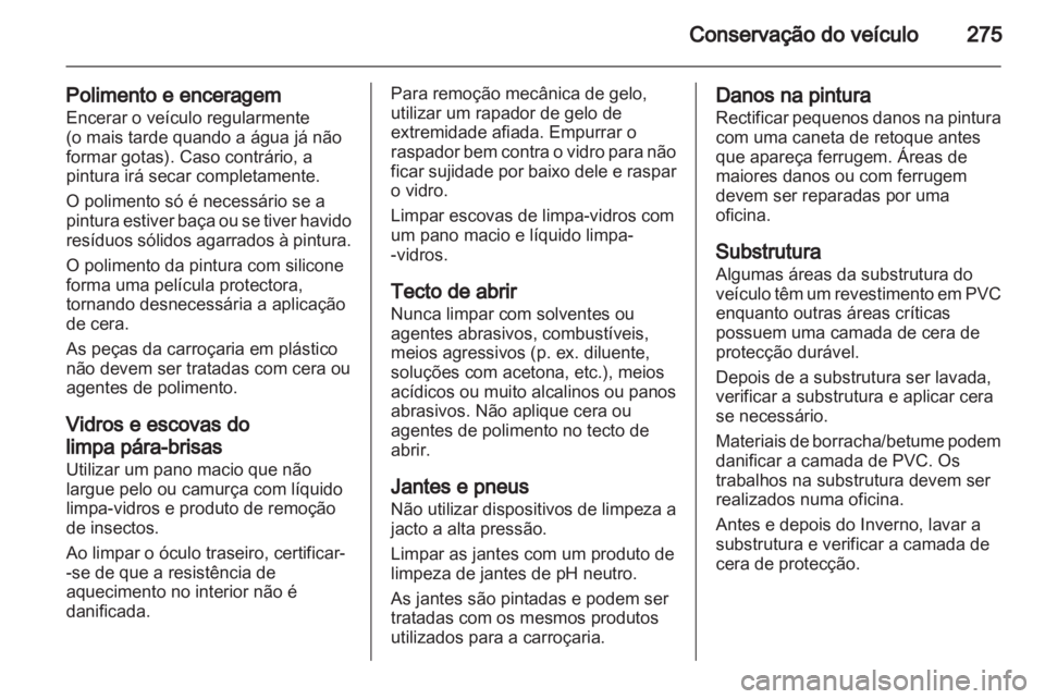 OPEL ZAFIRA TOURER 2013  Manual de Instruções (in Portugues) 