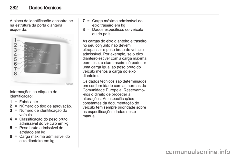 OPEL ZAFIRA TOURER 2013  Manual de Instruções (in Portugues) 