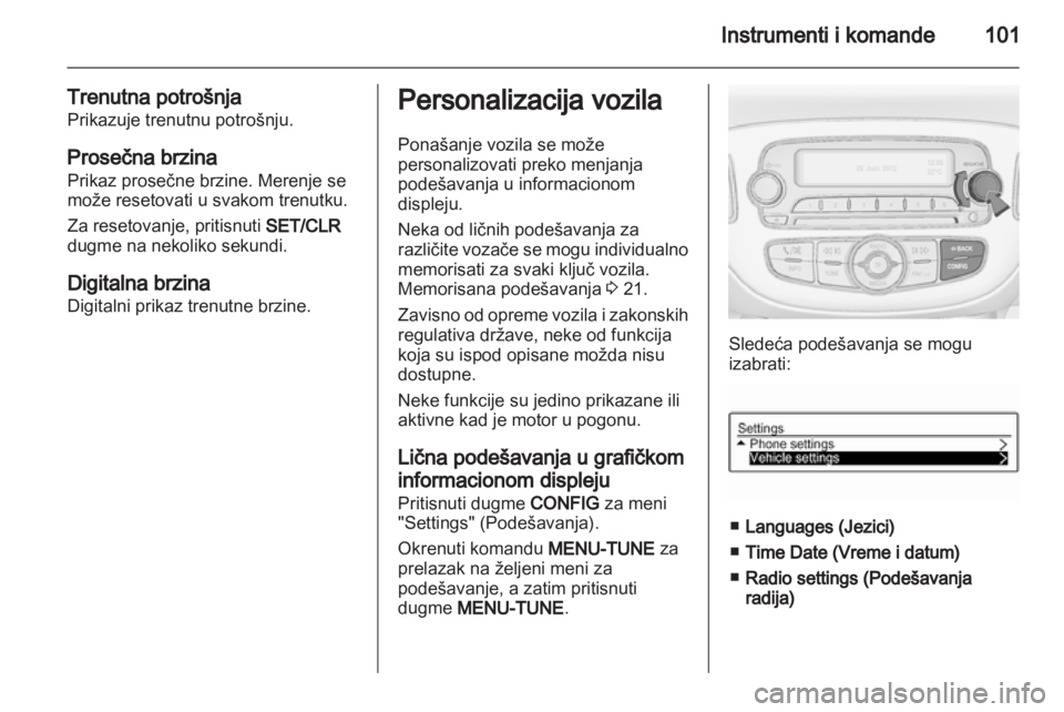 OPEL ADAM 2013.5 Uputstvo za upotrebu (in Serbian) OPEL ADAM 2013.5 Uputstvo za upotrebu (in Serbian)