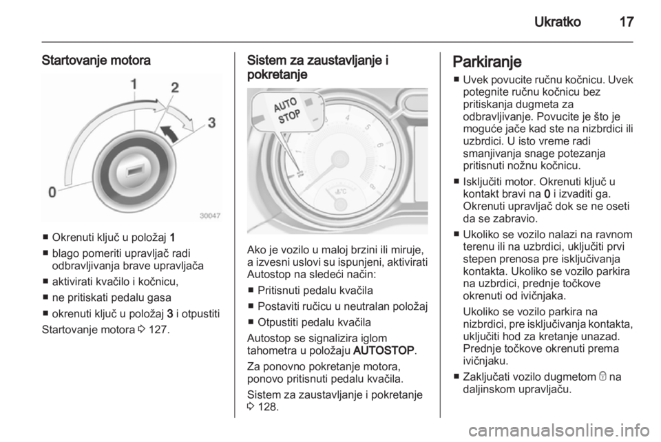 OPEL ADAM 2013.5 Uputstvo za upotrebu (in Serbian) OPEL ADAM 2013.5 Uputstvo za upotrebu (in Serbian)
