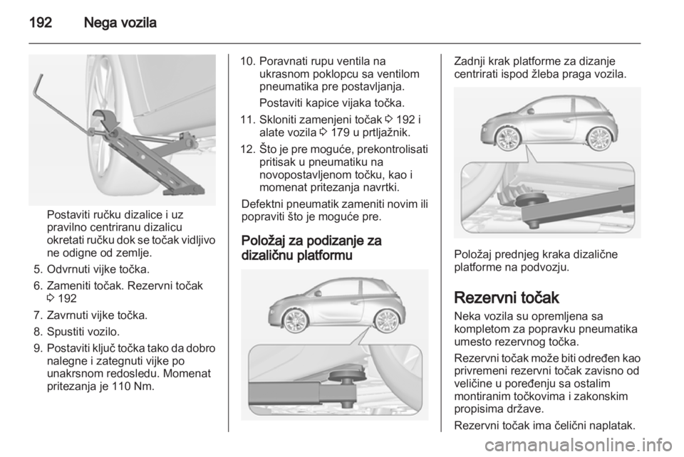OPEL ADAM 2013.5 Uputstvo za upotrebu (in Serbian) OPEL ADAM 2013.5 Uputstvo za upotrebu (in Serbian)