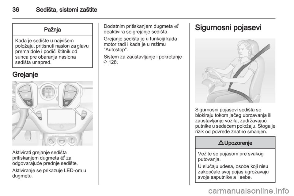 OPEL ADAM 2013.5  Uputstvo za upotrebu (in Serbian) 